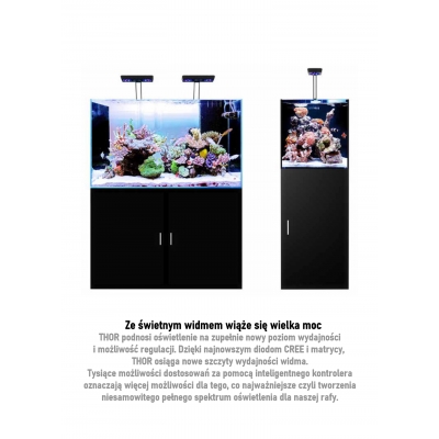 Lampa LED do akwarium morskiego THOR X Blue 126W + Kontroler