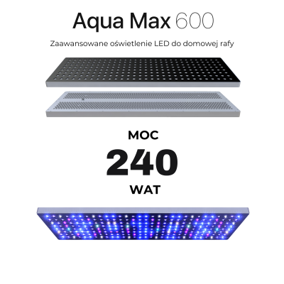 Lampa do akwarium morskiego MicMol AquaMax 600