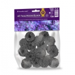Aquaforest Frags Rocks Czarne MINI- podstawki pod korale 24 sztuki
